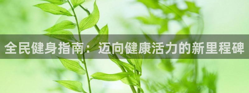 尊龙人生就是博官：全民健身指南：迈向健康活力的新里程碑