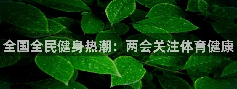 尊龙新版app：全国全民健身热潮：两会关注体育健康
