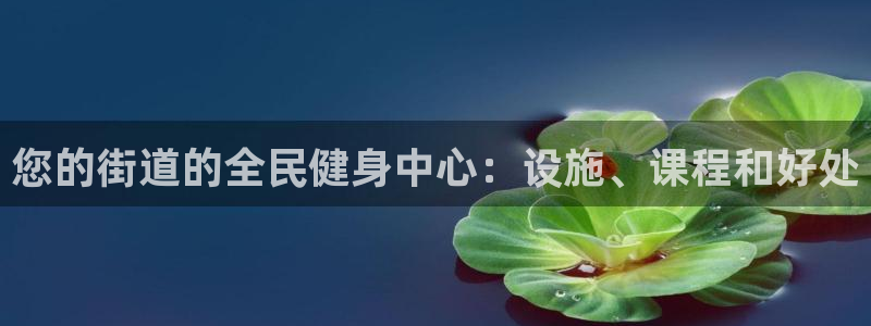 尊龙凯时美金能提取吗：您的街道的全民健身中心：设施、课程