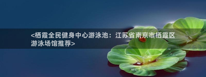 尊龙饰演过的经典角色：<栖霞全民健身中心游泳池：江苏省南